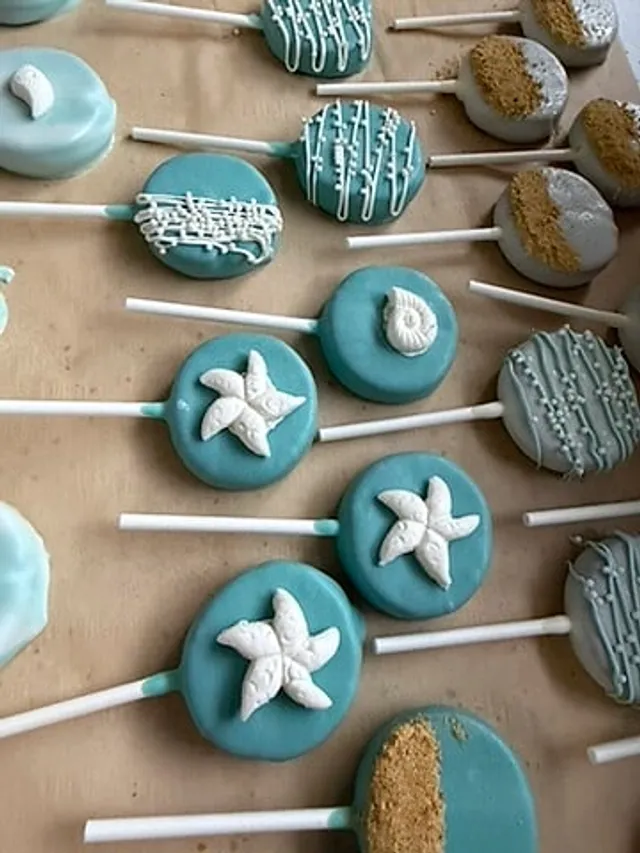 Ocean Cake Pops, detail 2