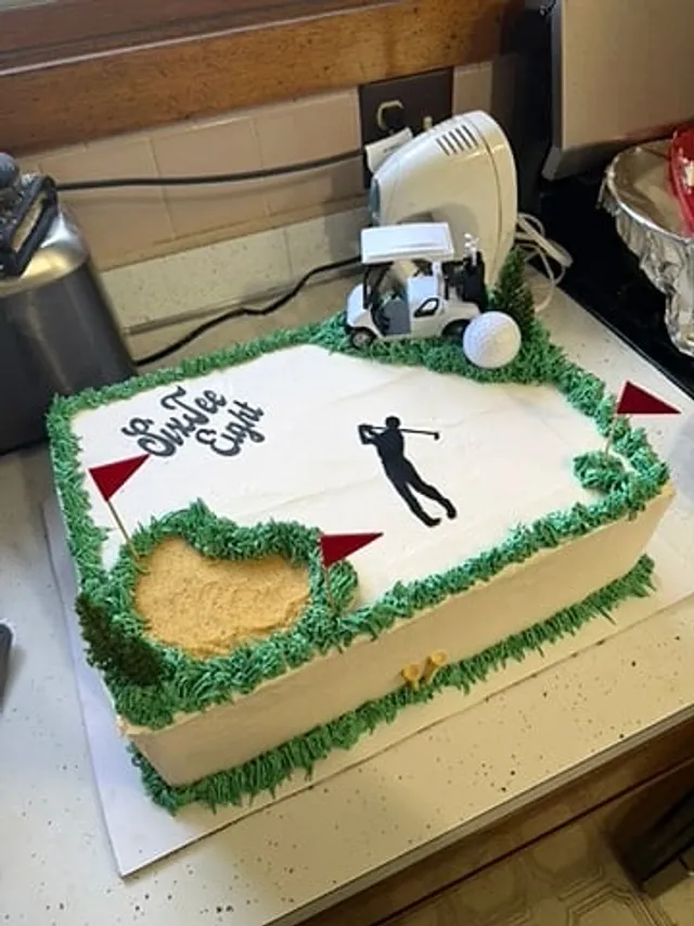 Sixtee Eight Golf Cake