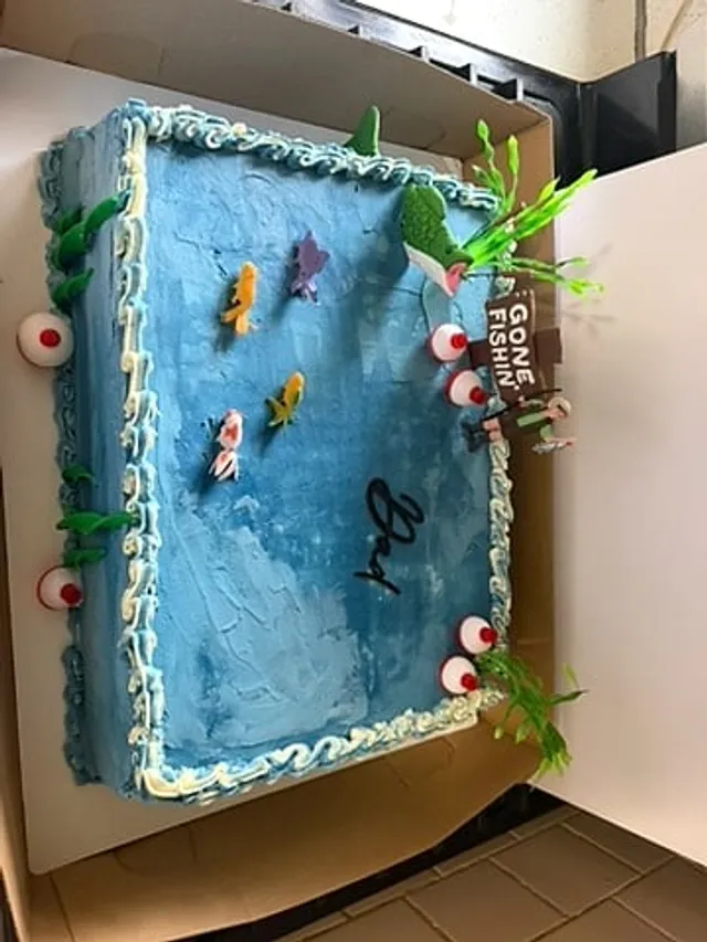 Gone Fishin' Cake for Dad