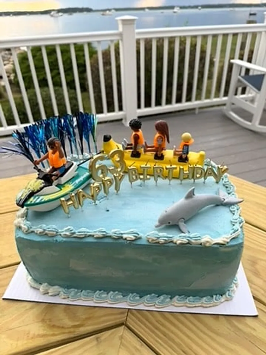 Ocean Adventure 63rd Birthday Cake